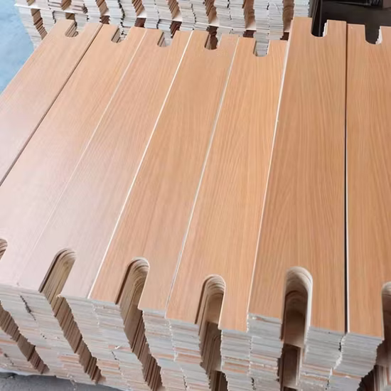 E0 접착제 자작나무 너도밤나무 포플러 곡선 굽힘 LVL 목재 침대 칸막이 R4000 R8000